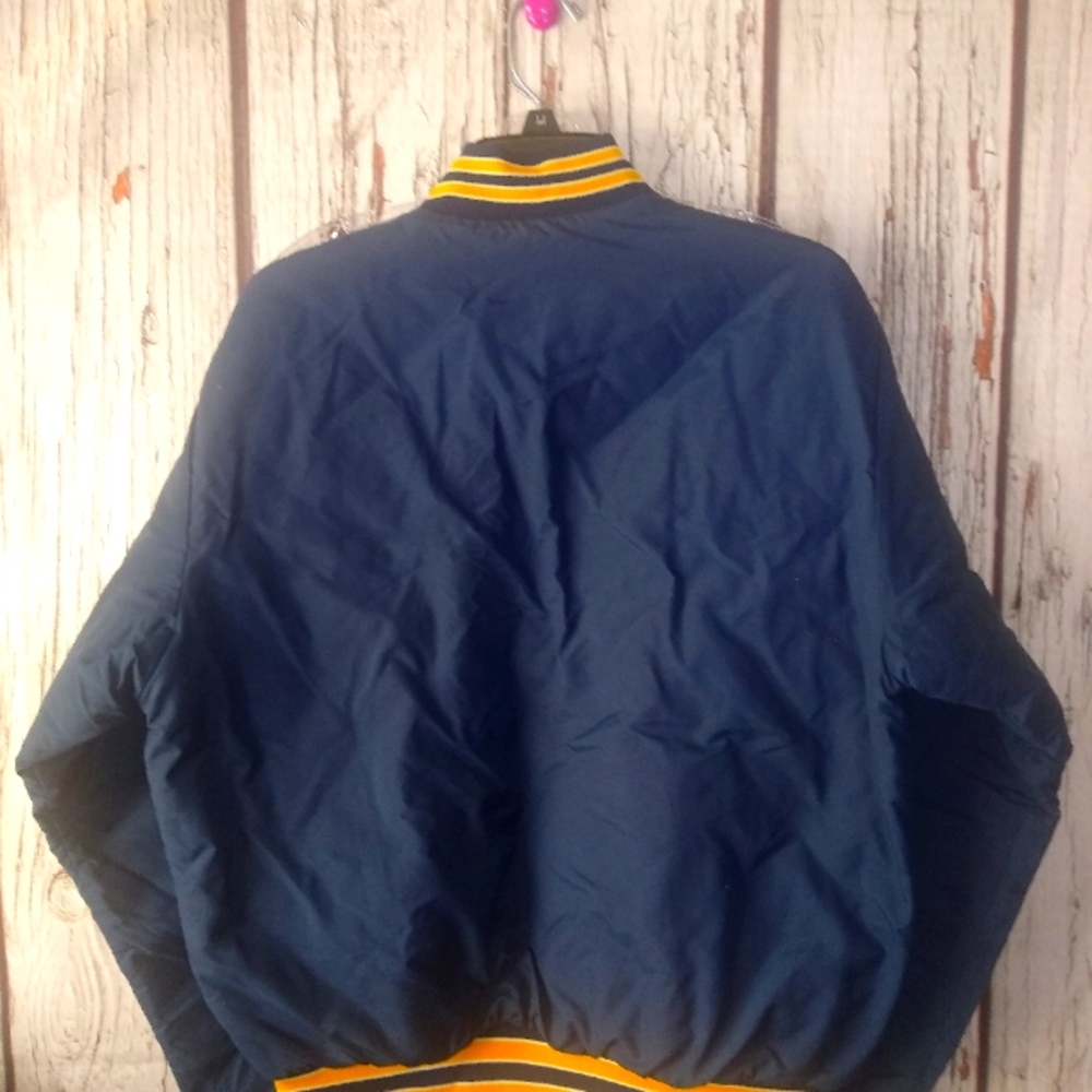 Notre Dame Fighting Irish Rare VTG Swingster 80's Navy Button Up Jacket (M) NEW - Picture 4 of 5